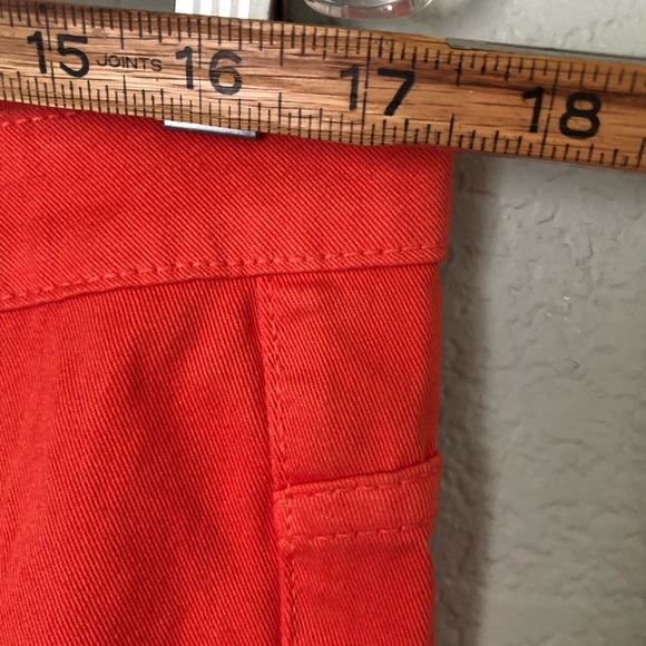 Y2K Dittos Orange? Coral Super Flared Jeans Low Rise Size 30 - Picture 3 of 11